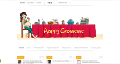 Desktop Screenshot of happy-grossesse.com