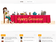 Tablet Screenshot of happy-grossesse.com